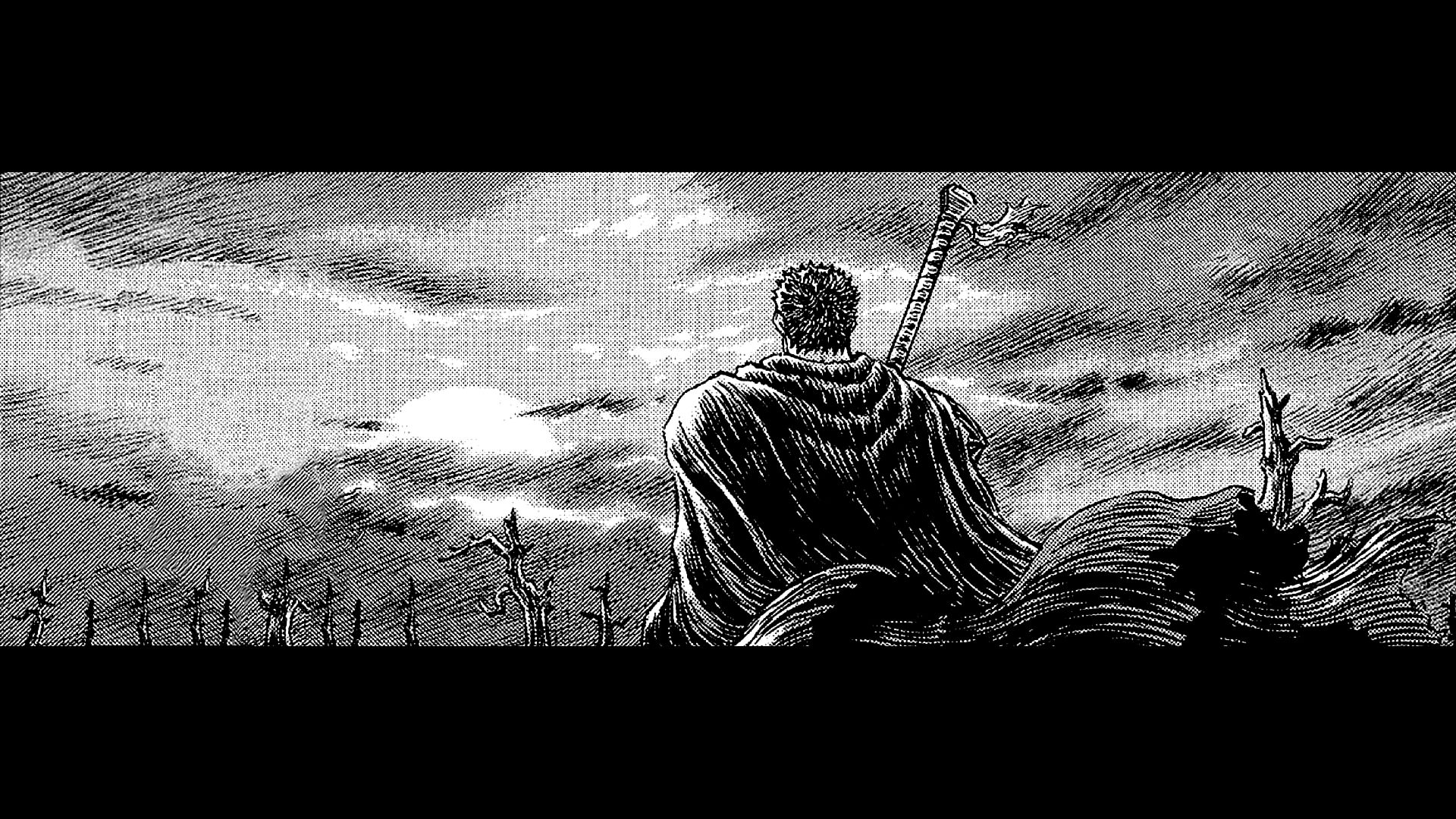 Guerriero con spadone, campo di lance, 1920x1080 Full HD 1080p, Desktop