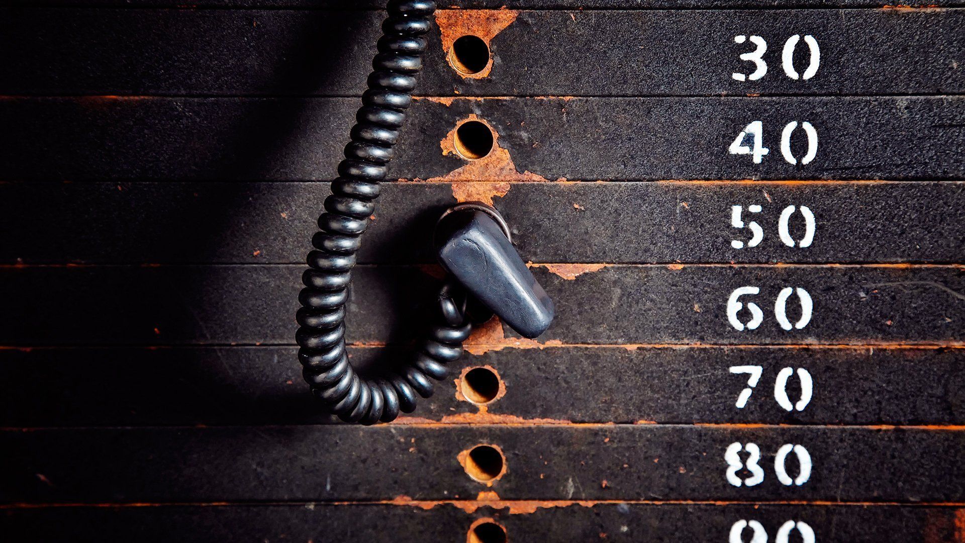 Pesi da palestra con numeri, 1920x1080 1080p, Desktop