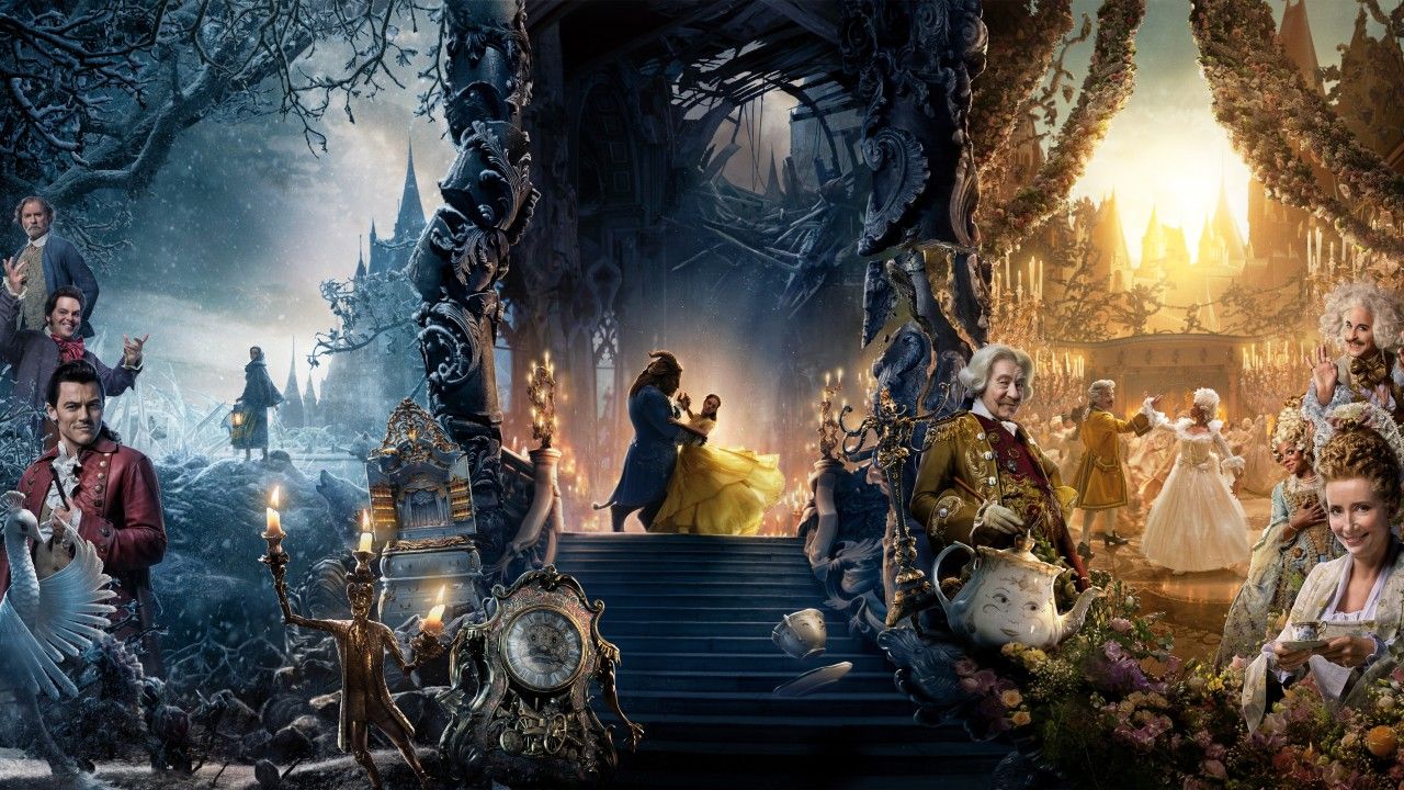 La bella e la bestia poster, 1280x720 HD, Desktop