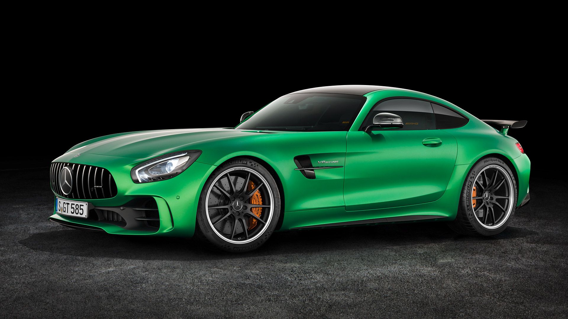 Mercedes-AMG GT R verde, 1920x1080 Full HD 1080p, Desktop