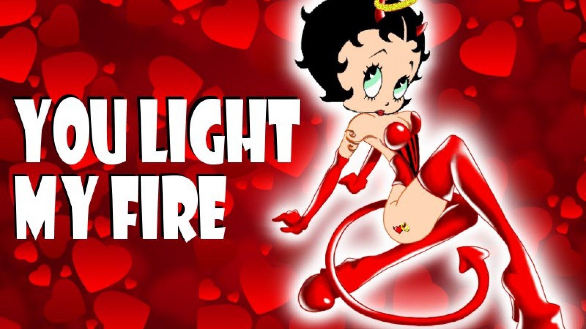 Betty Boop sfondo rosso, 1024x768 HD, Desktop