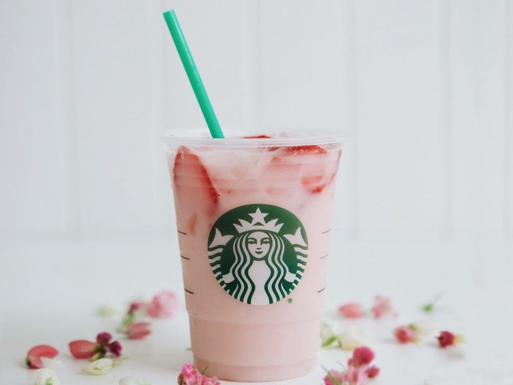 Bevanda rosa Starbucks, 1024x768 HD, Desktop