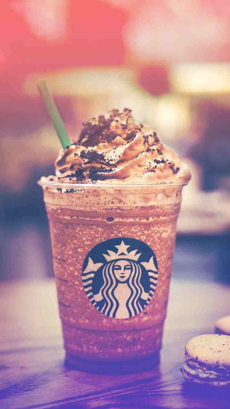 Frappuccino Starbucks con panna, bevanda ghiacciata, 750x1334 Full HD Verticale, Smartphone
