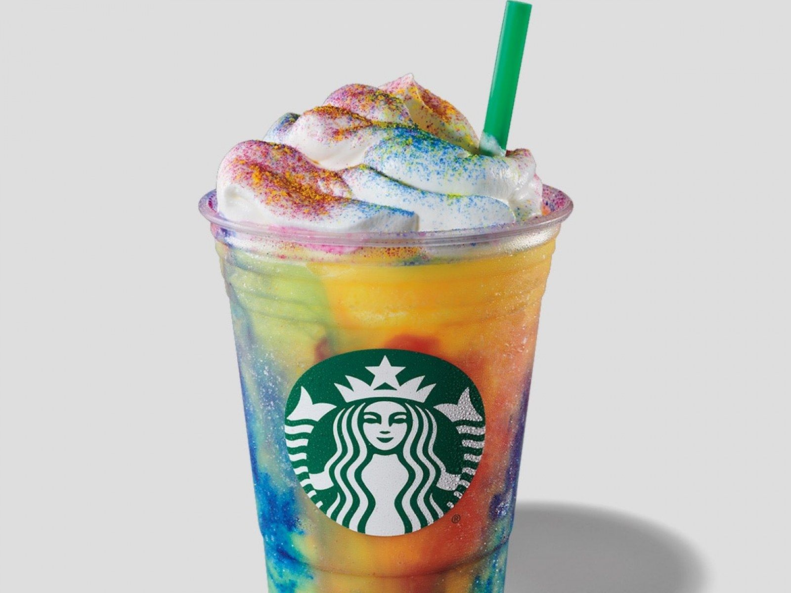 Frappuccino Starbucks tie dye colorato, 1600x1200 HD Ready, Desktop
