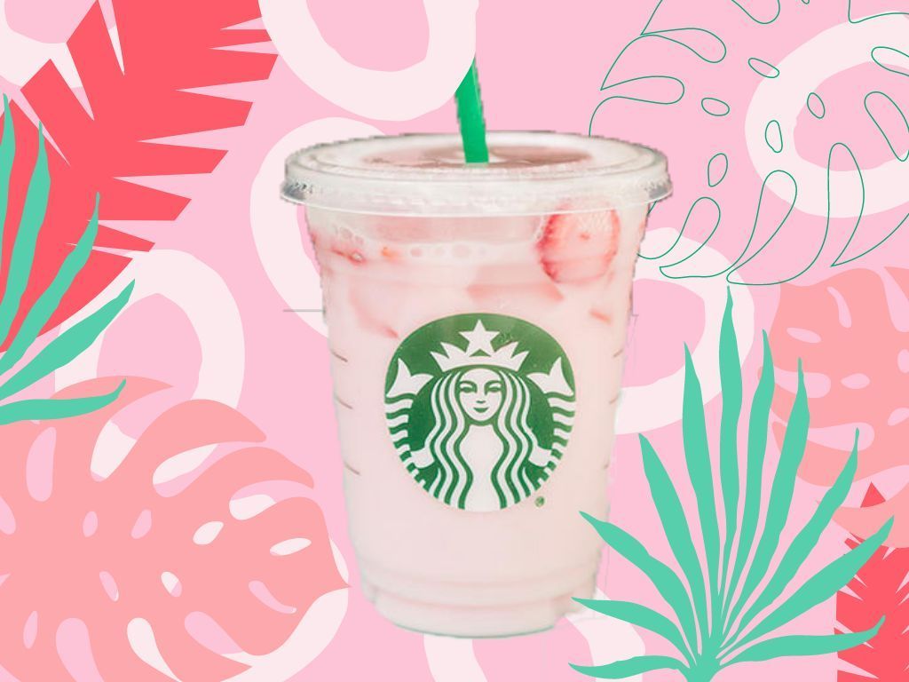 Bevanda rosa Starbucks tropicale, 1024x768 HD, Desktop