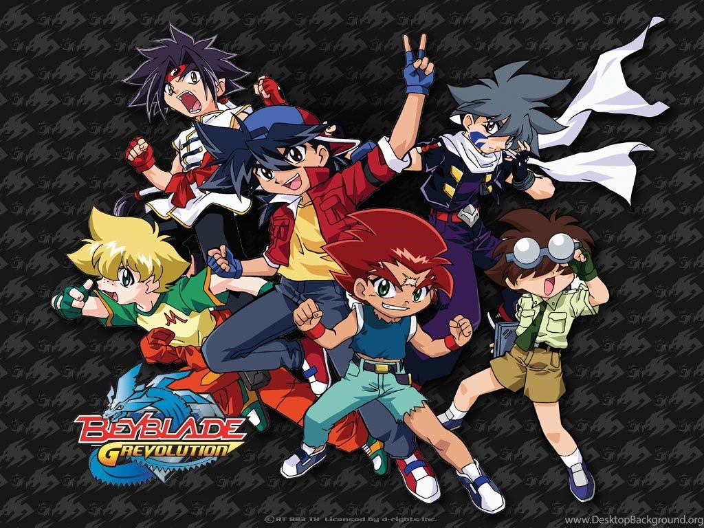 Beyblade G Revolution personaggi gruppo, 1024x768 HD, PC