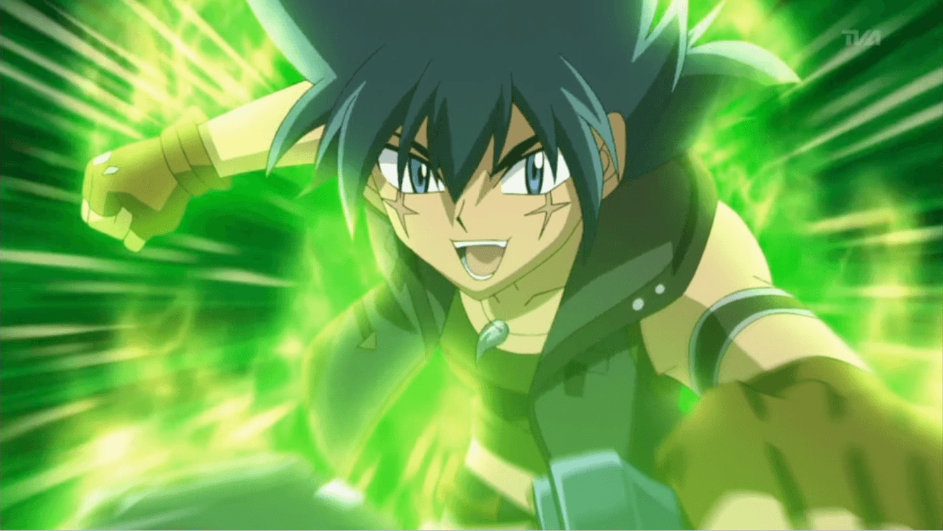Personaggio Beyblade energia verde, 1349x760 720p, Laptop