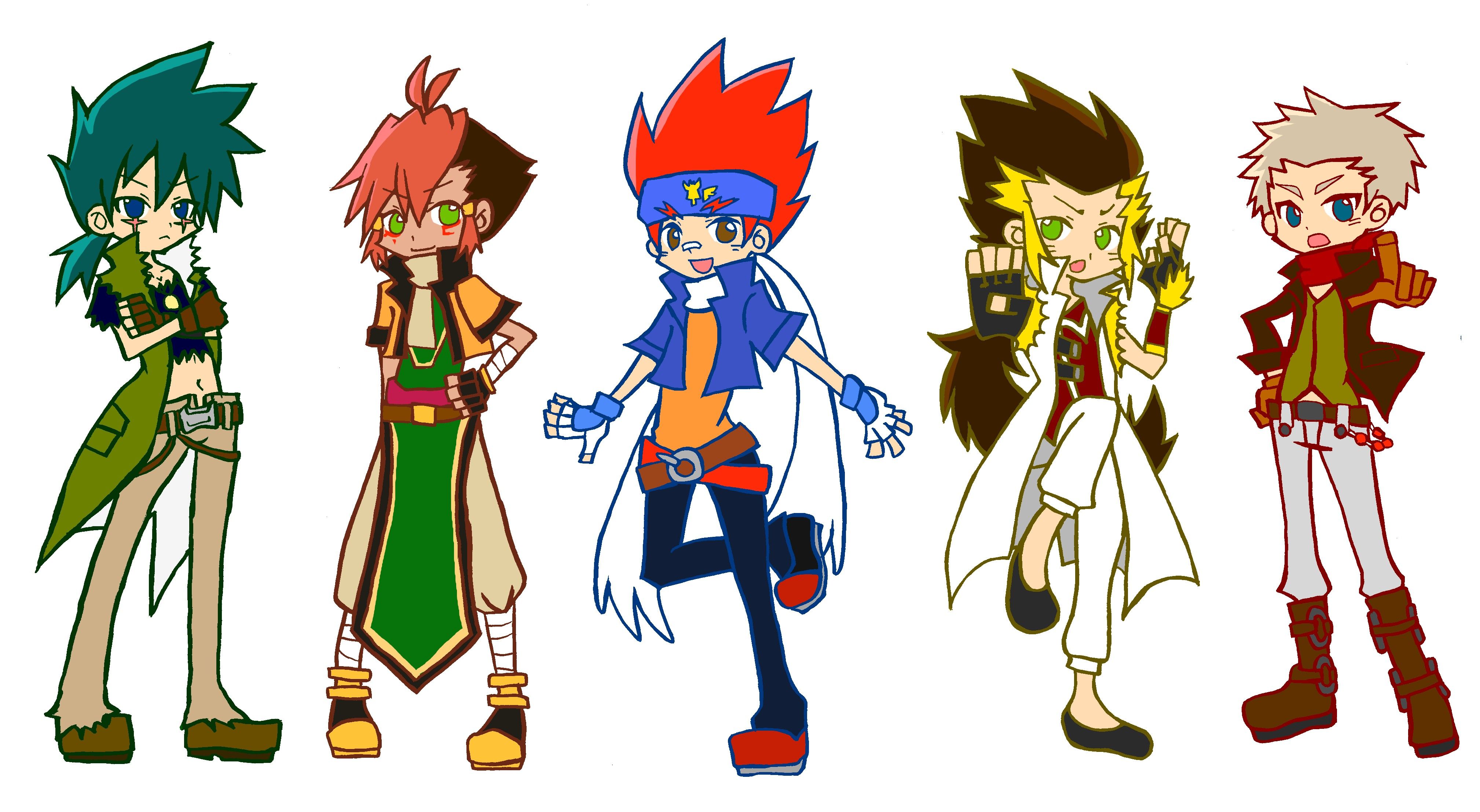 Personaggi Beyblade Metal Fusion, 4036x2216 4K, Desktop 4K