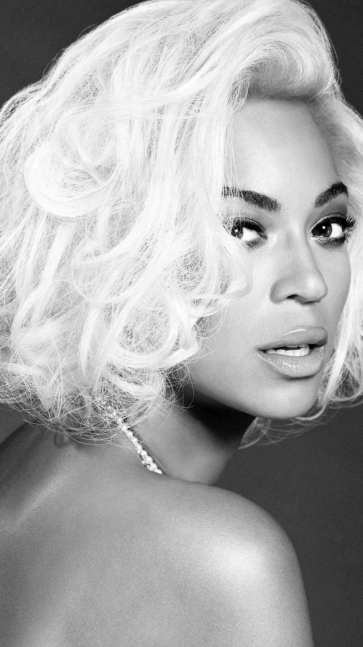 Ritratto Beyoncé bianco e nero, 1242x2208 Full HD Verticale, iPhone