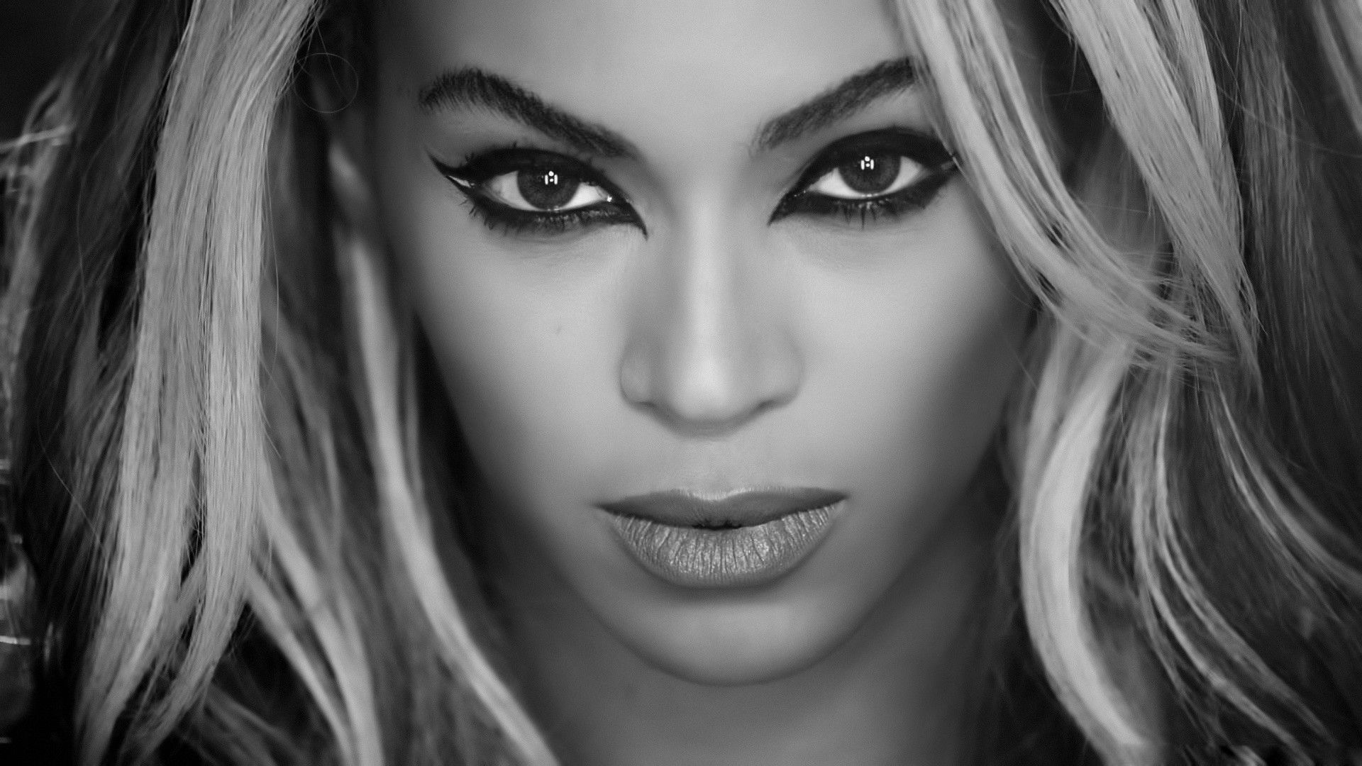 Beyoncé ritratto bianco e nero, 1920x1080 Full HD 1080p, Desktop