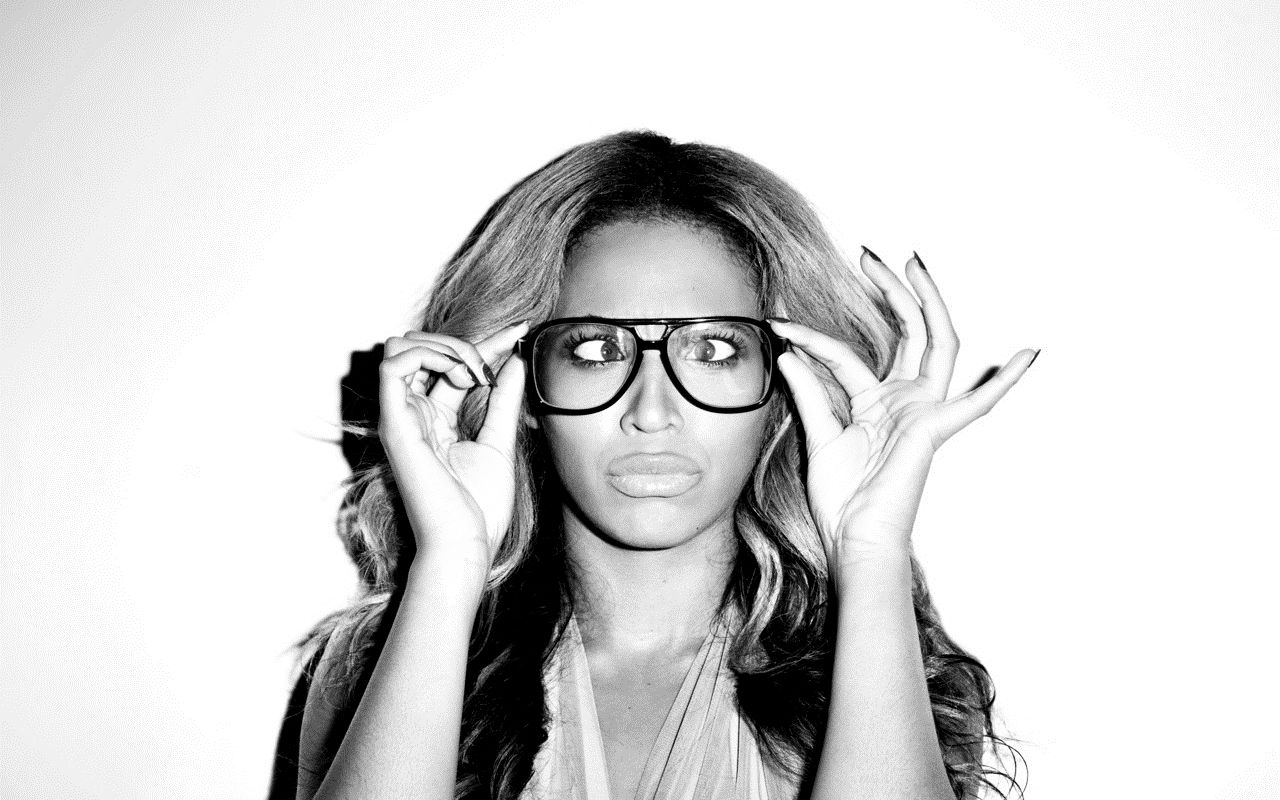Beyoncé bianco e nero occhiali, 1280x800 720p, MacBook Air