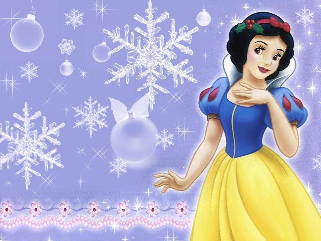 Biancaneve fiocchi di neve Disney, 1024x768 HD, PC Desktop