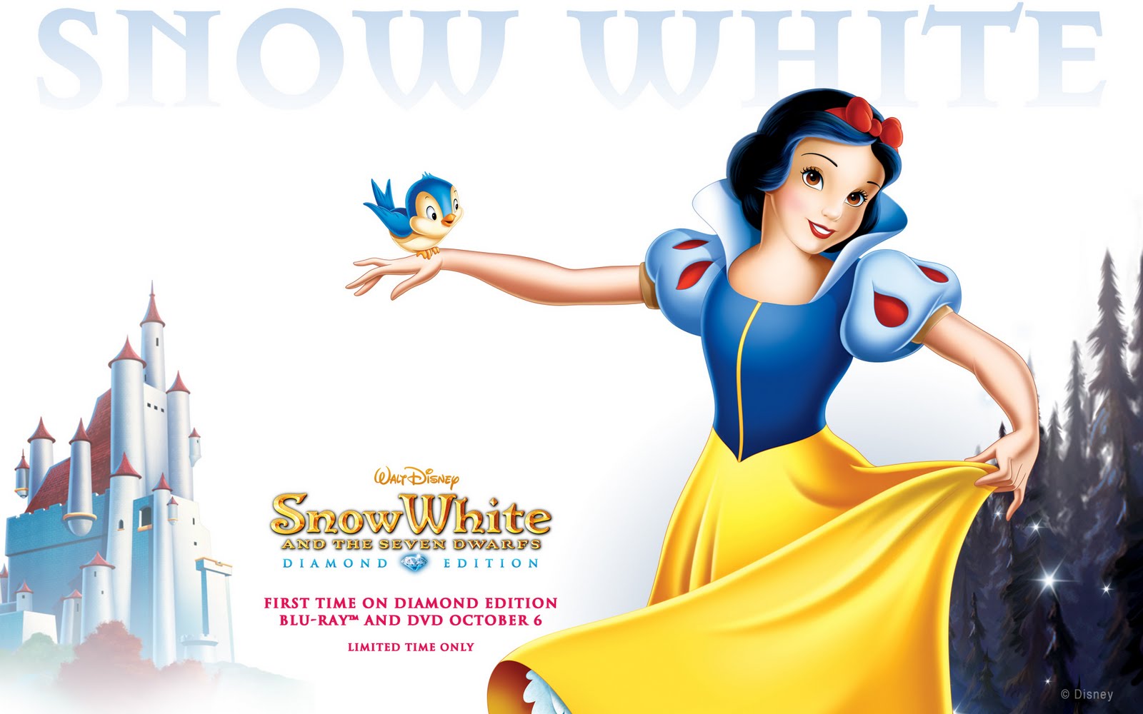 Biancaneve Disney castello, 1600x1000 HD Ready, Laptop