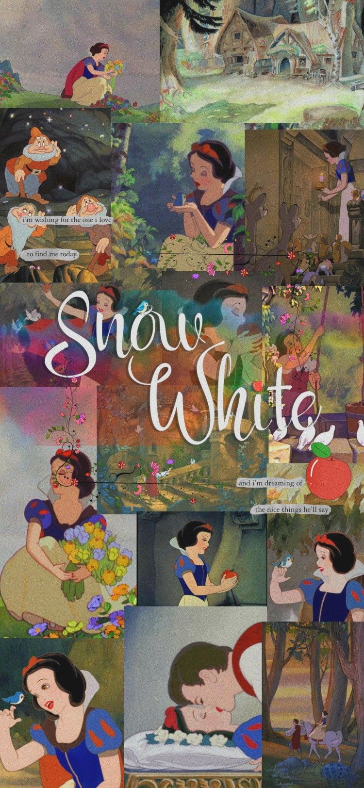 Collage Biancaneve Disney, 750x1624 Verticale, POCO