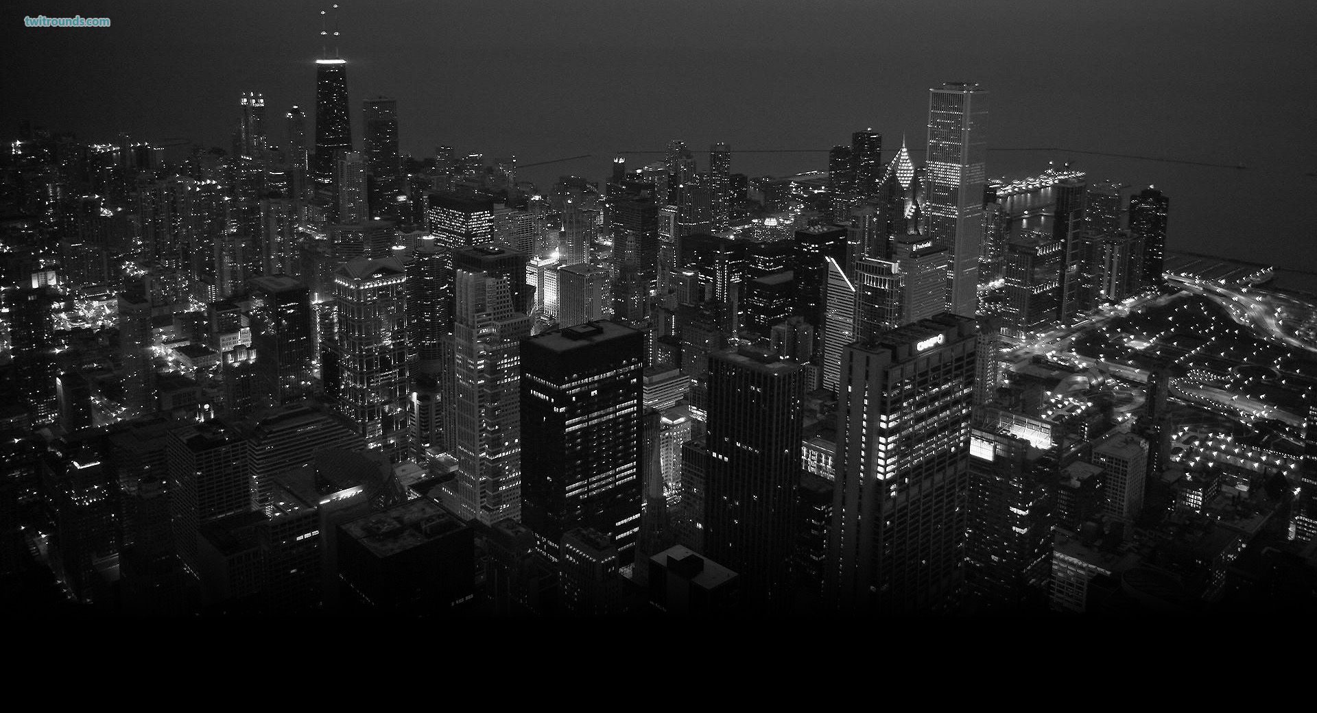 Chicago di notte, 1920x1040 Full HD 1080p, Ultrabook