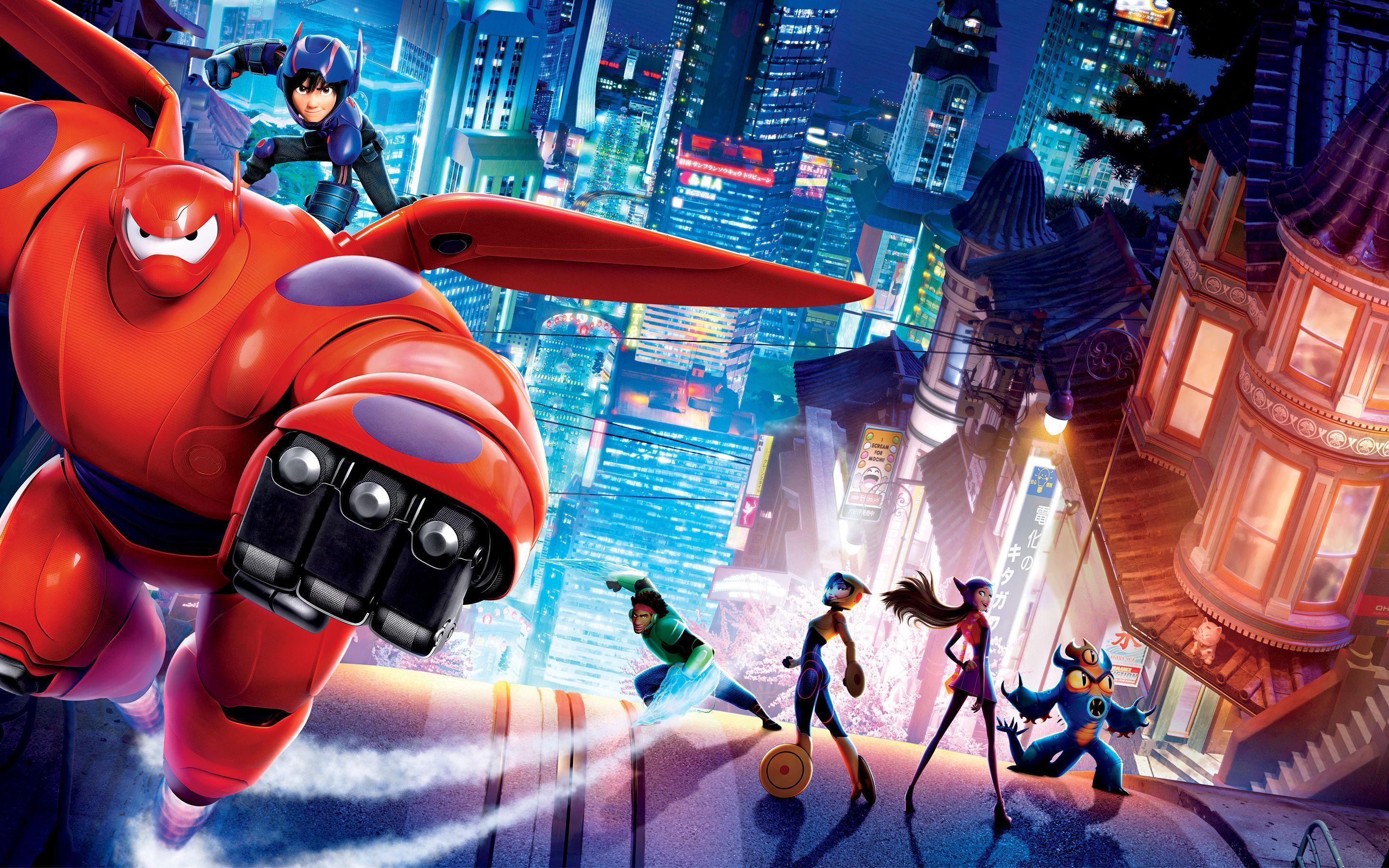 Baymax e team Big Hero 6, 2880x1800 WQXGA, PC