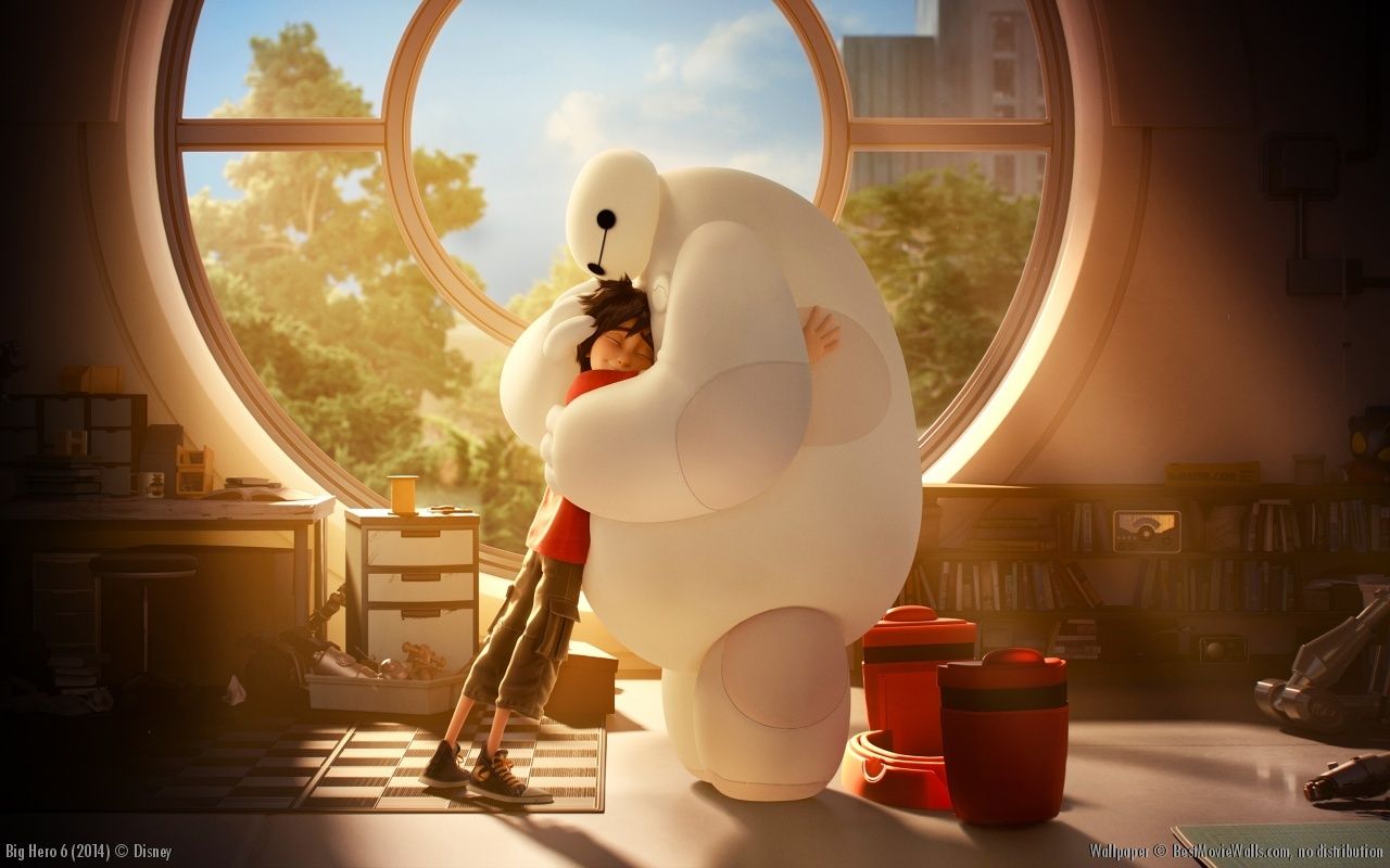 Baymax abbraccia Hiro, 1280x800 720p, Laptop