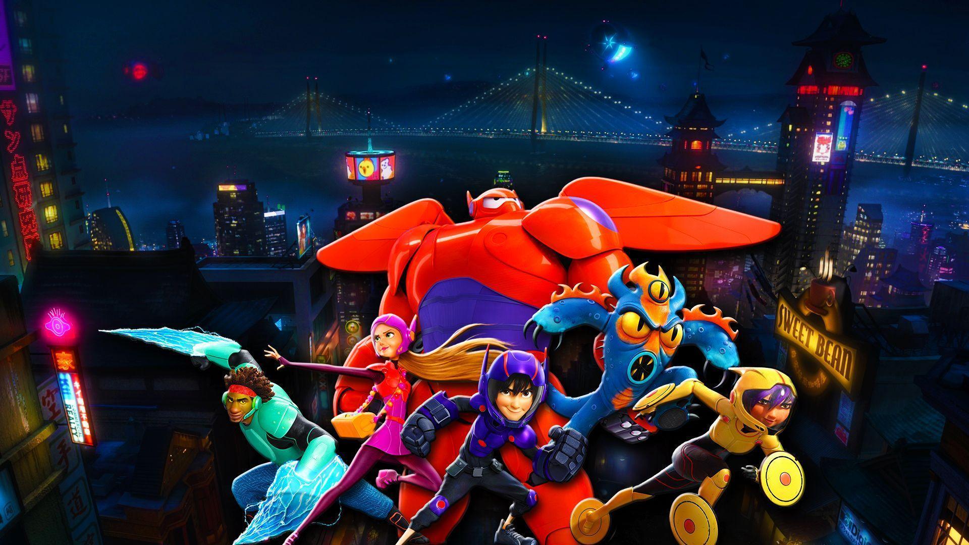Big Hero 6 personaggi Baymax, 1920x1080 Full HD 1080p, PC Desktop