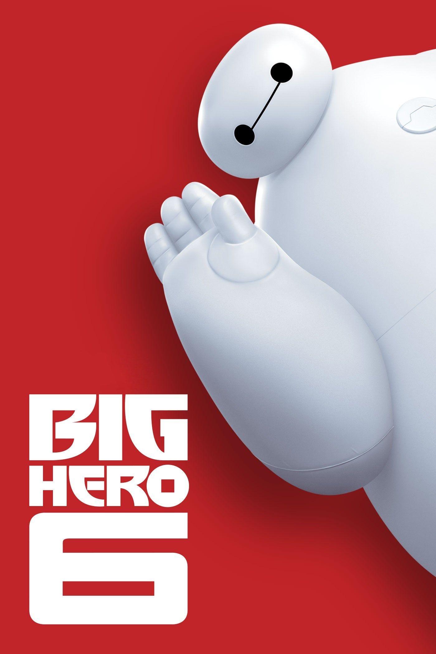 Baymax Big Hero 6 sfondo rosso, 1400x2100 Full HD Verticale, Smartphone