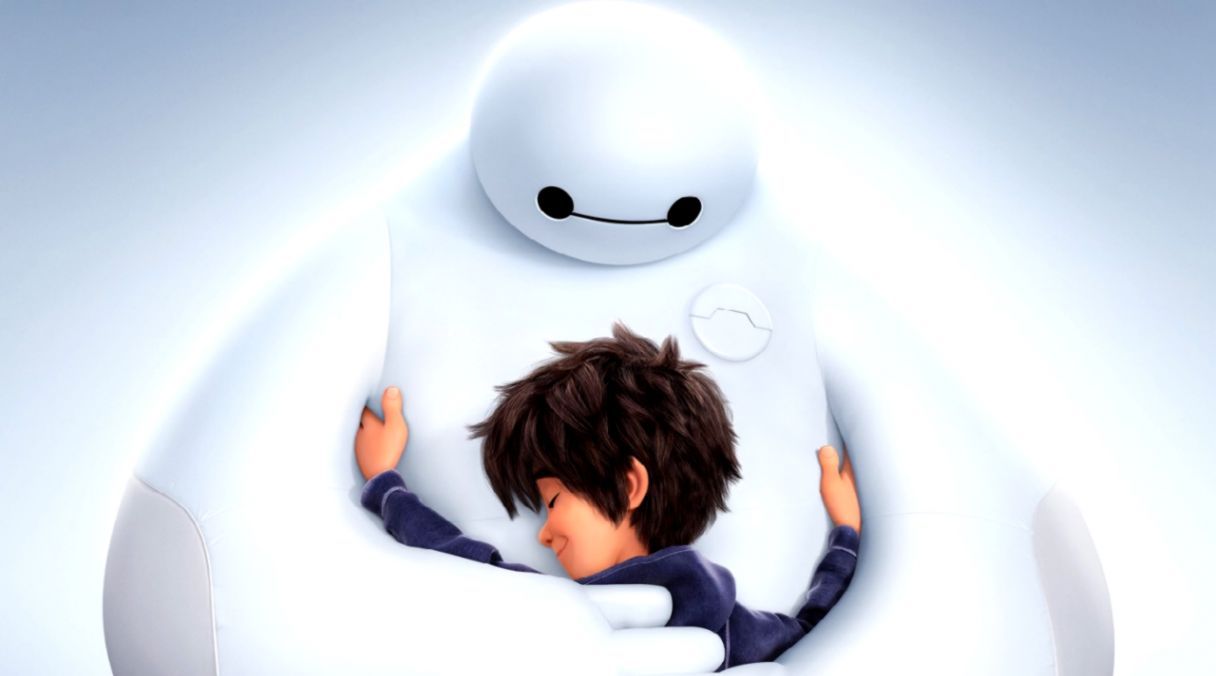 Baymax abbraccia Hiro, 1216x676 HD, iMac