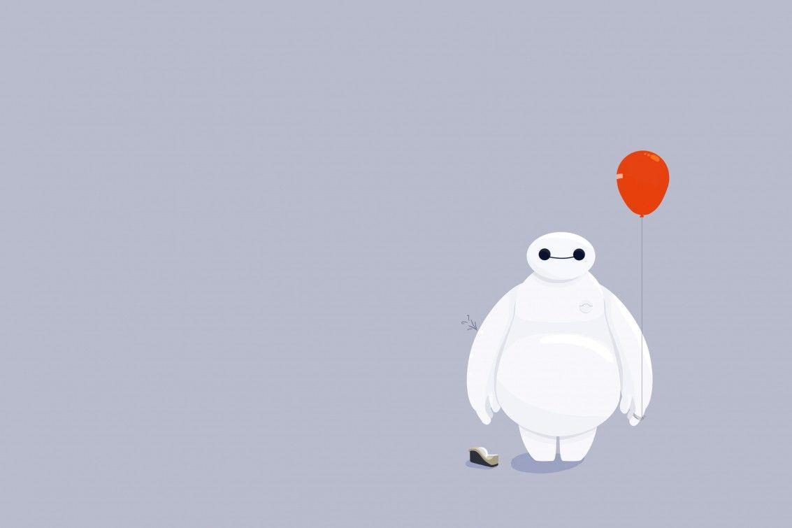 Baymax con palloncino rosso, 1133x755 HD, iMac