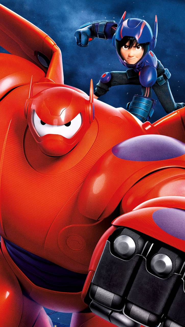 Baymax e Hiro, Big Hero 6, 725x1280 Full HD Verticale, Smartphone