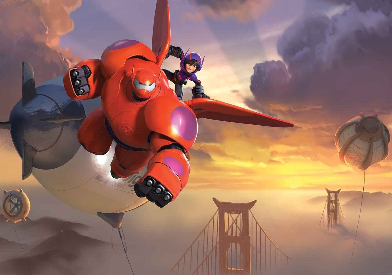 Baymax volante Big Hero 6, 1300x913 HD, Desktop
