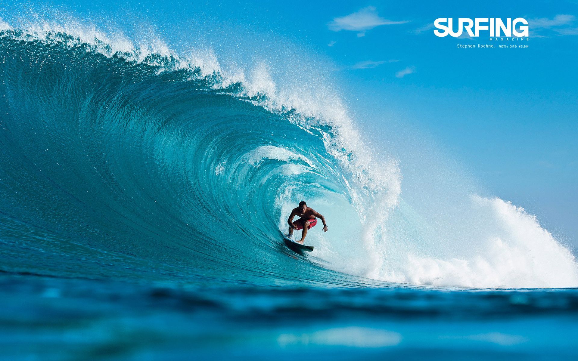 Surfista onda blu, 1920x1200 Full HD+ WUXGA, Desktop
