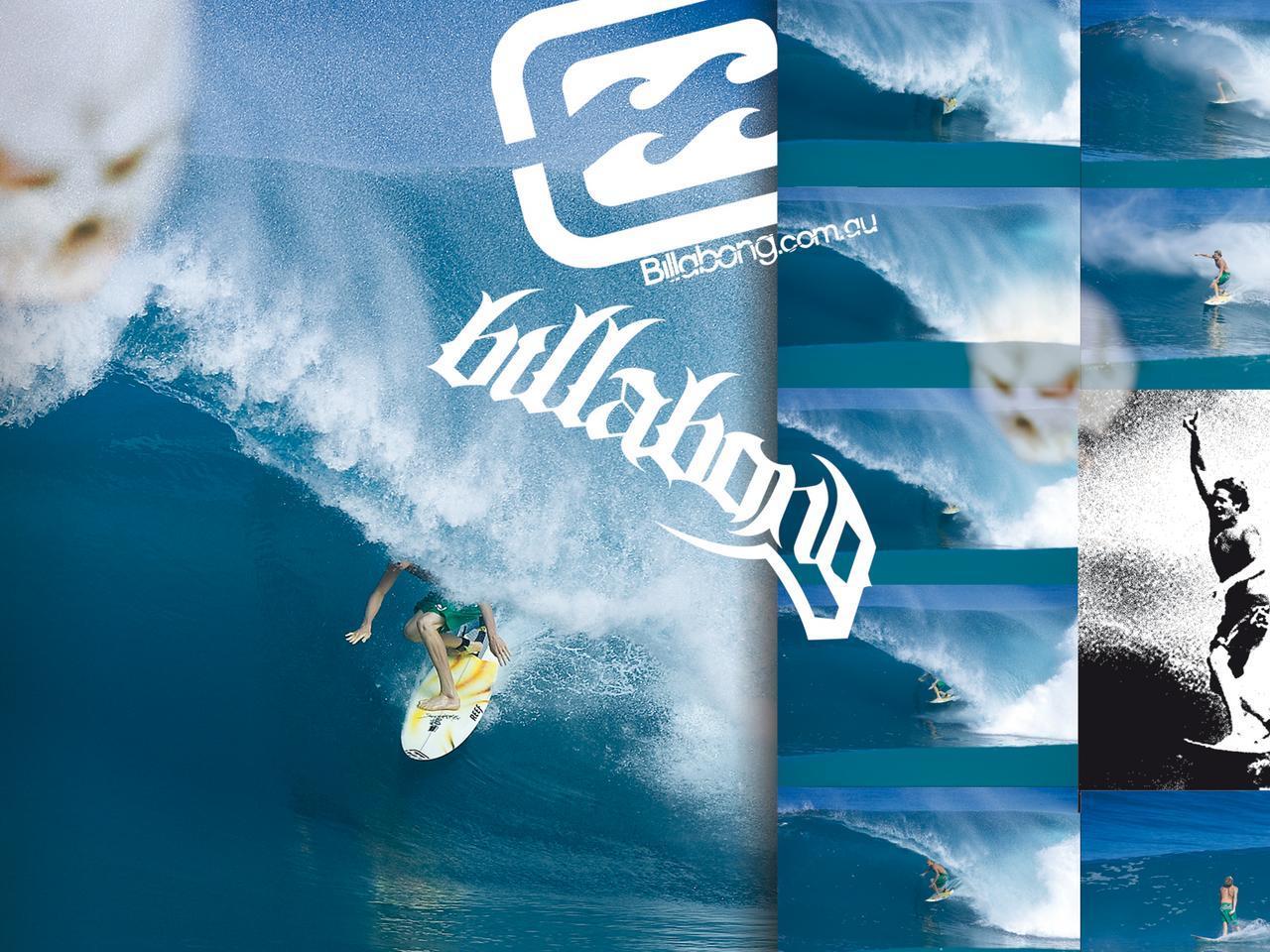 Surfista onda logo Billabong, 1280x960 HD, Desktop