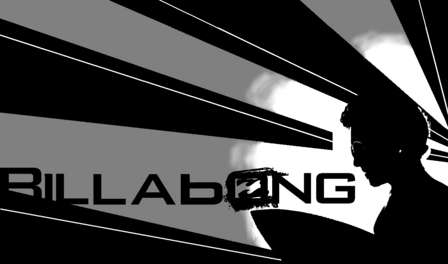 Silhouette surfista logo Billabong, 1438x848 HD, Desktop
