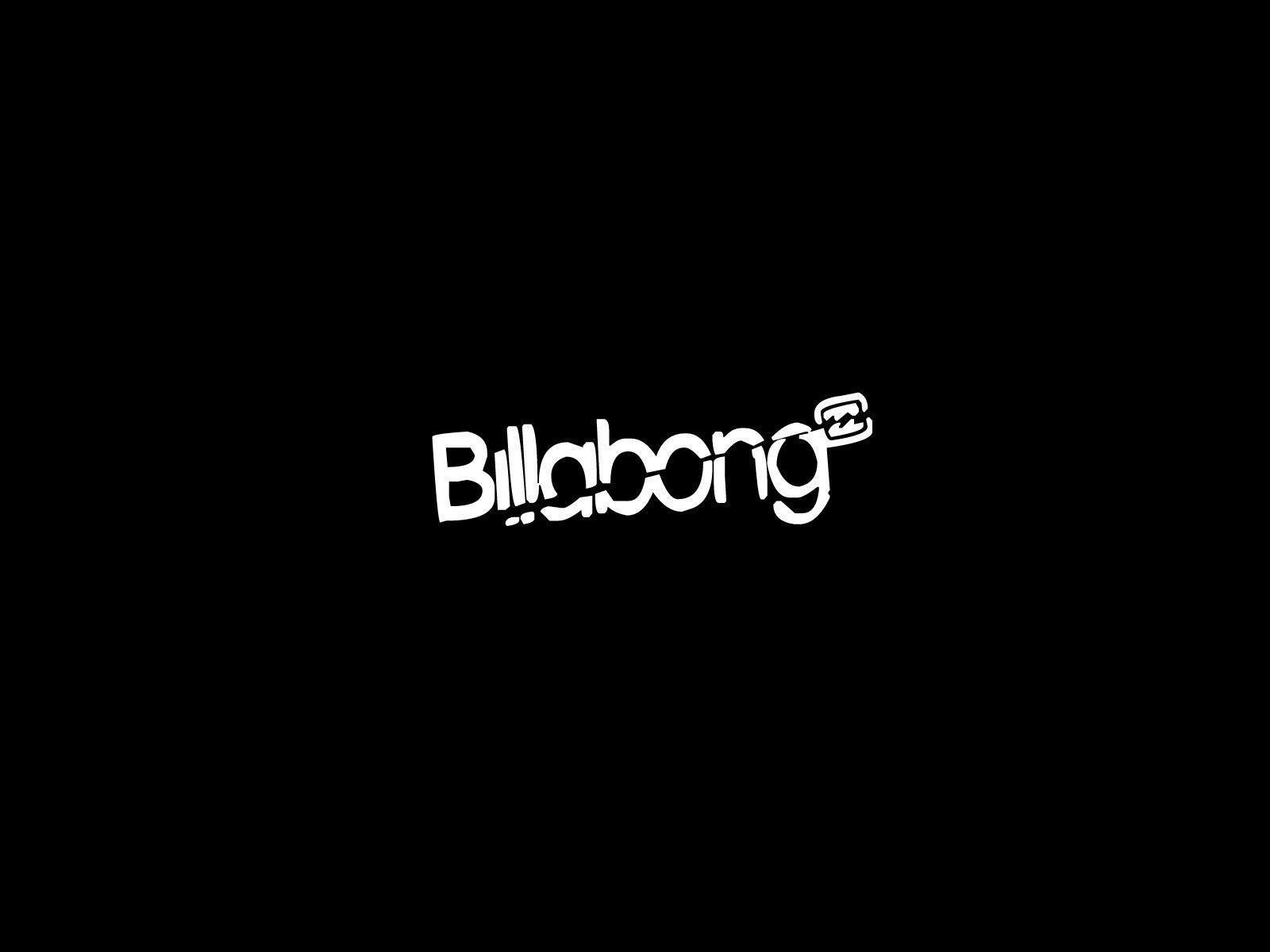 Logo Billabong bianco nero, 1600x1200 HD, Desktop