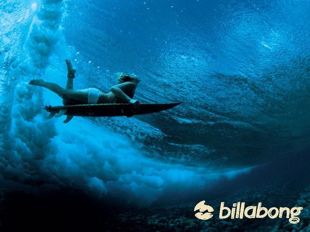 Surfista sott'acqua onda blu, 1024x768 HD, Desktop