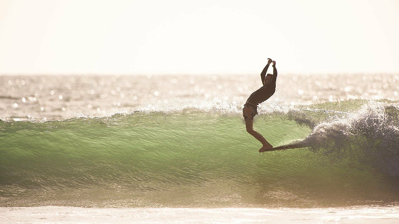 Surfista su onda oceano, 1280x720 HD, Desktop