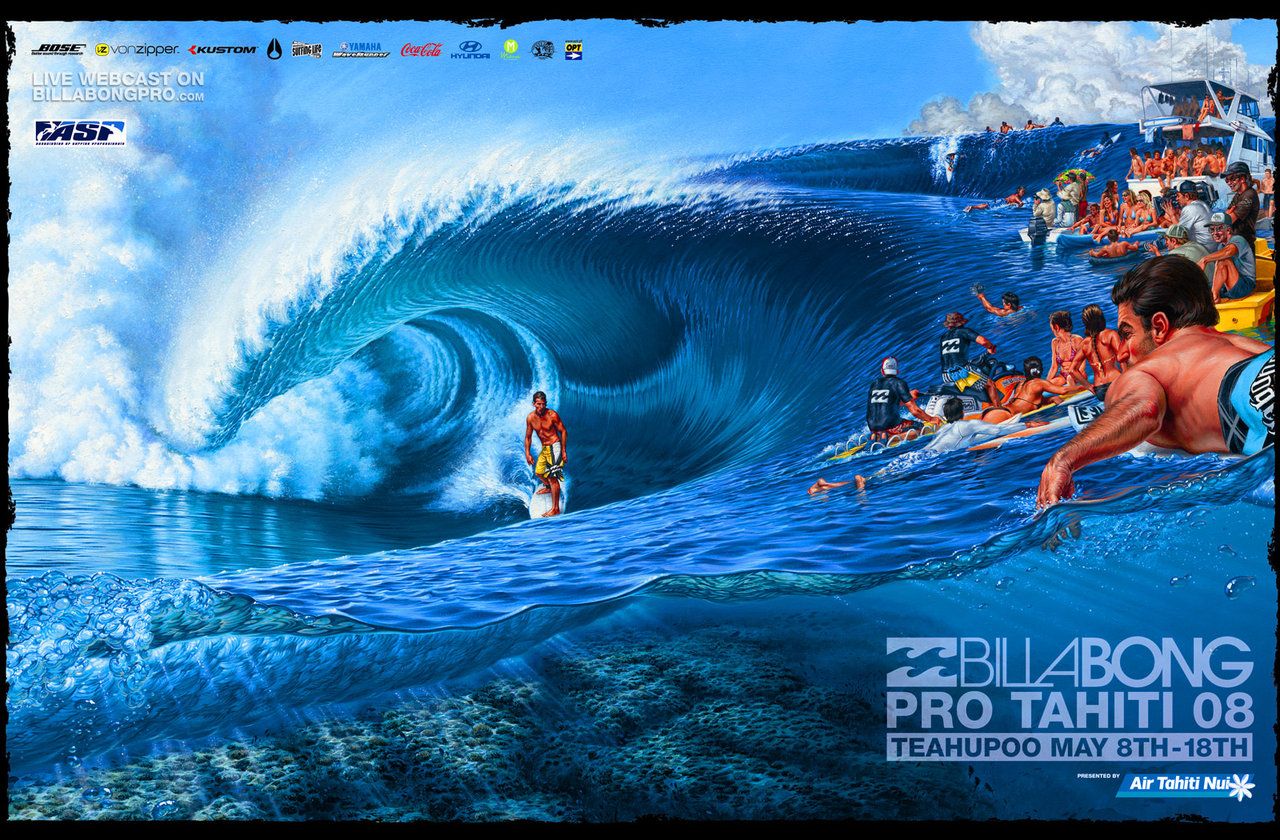 Billabong Pro Tahiti surf, 1280x840 HD, Notebook Gaming
