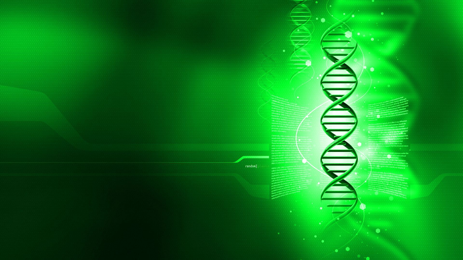 Elica DNA verde astratta, 1920x1080 Full HD 1080p, PC Desktop