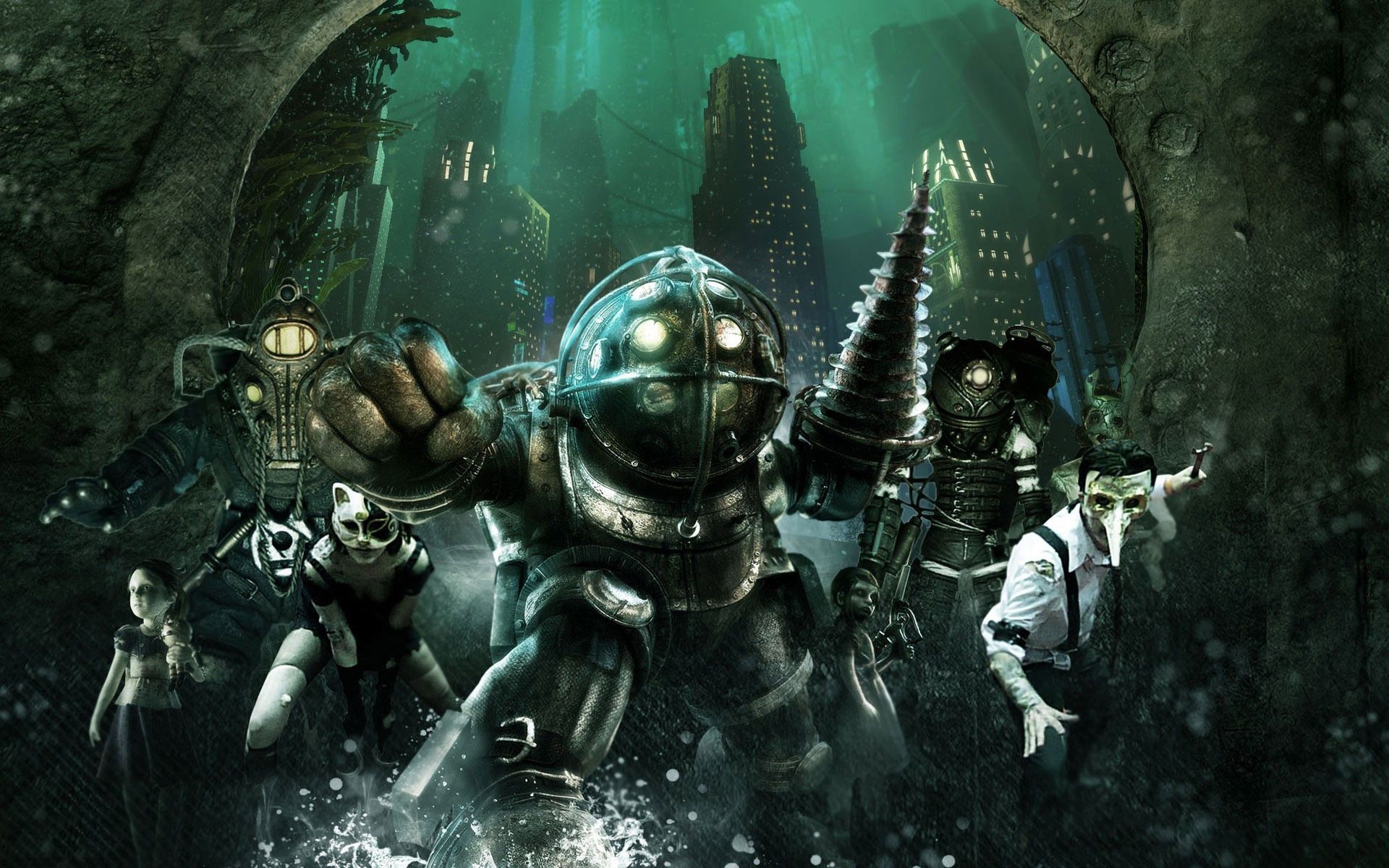 BioShock 2 Big Daddy sottomarino, 1920x1200 Full HD+ WUXGA, PC