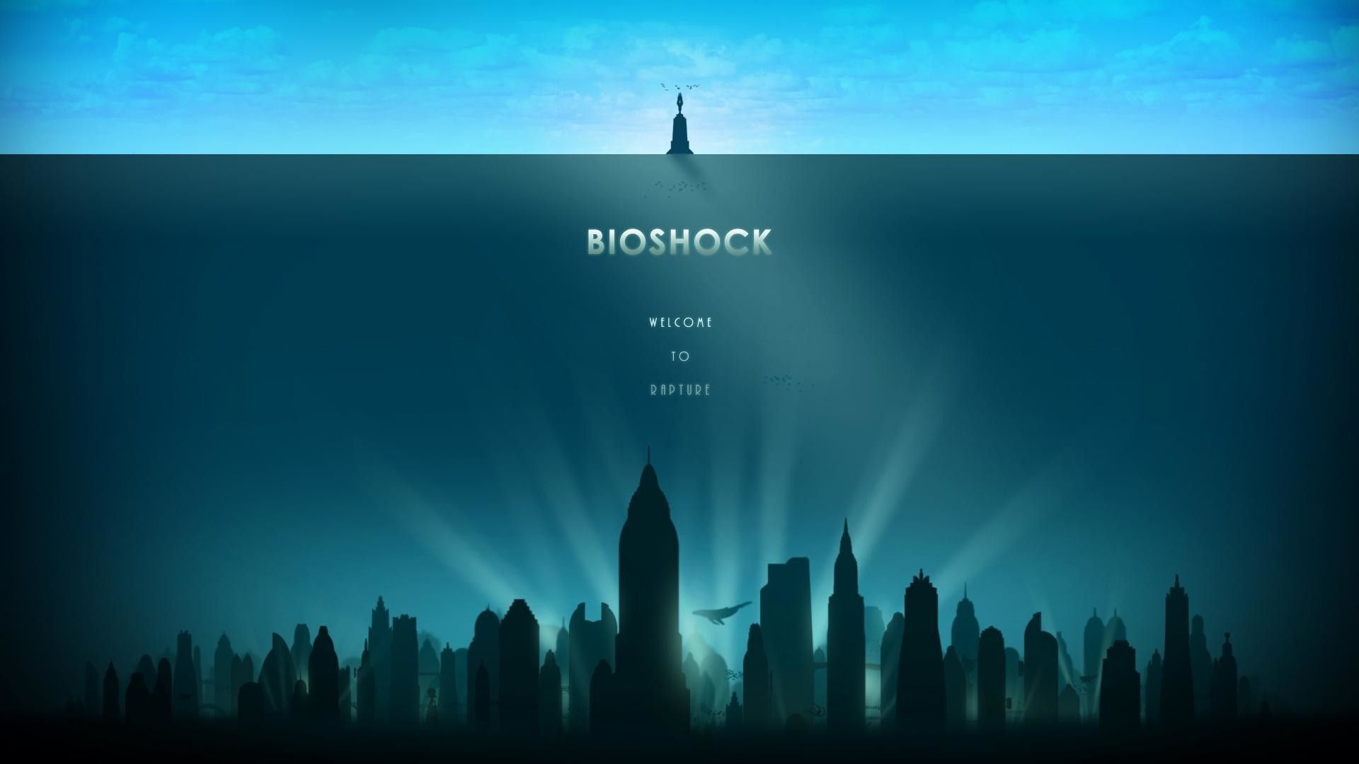 BioShock città sottomarina Rapture, sparatutto FPS, 1920x1080 Full HD, Monitor Gaming