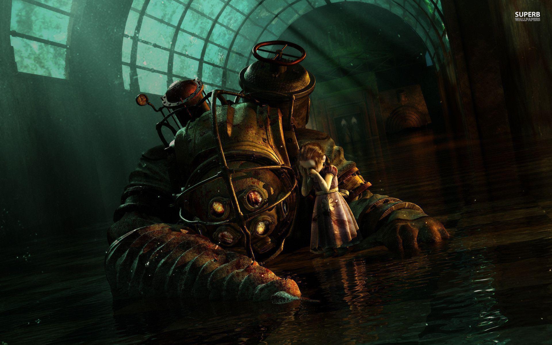 Big Daddy BioShock acqua, 1920x1200 Full HD+ WUXGA, Desktop