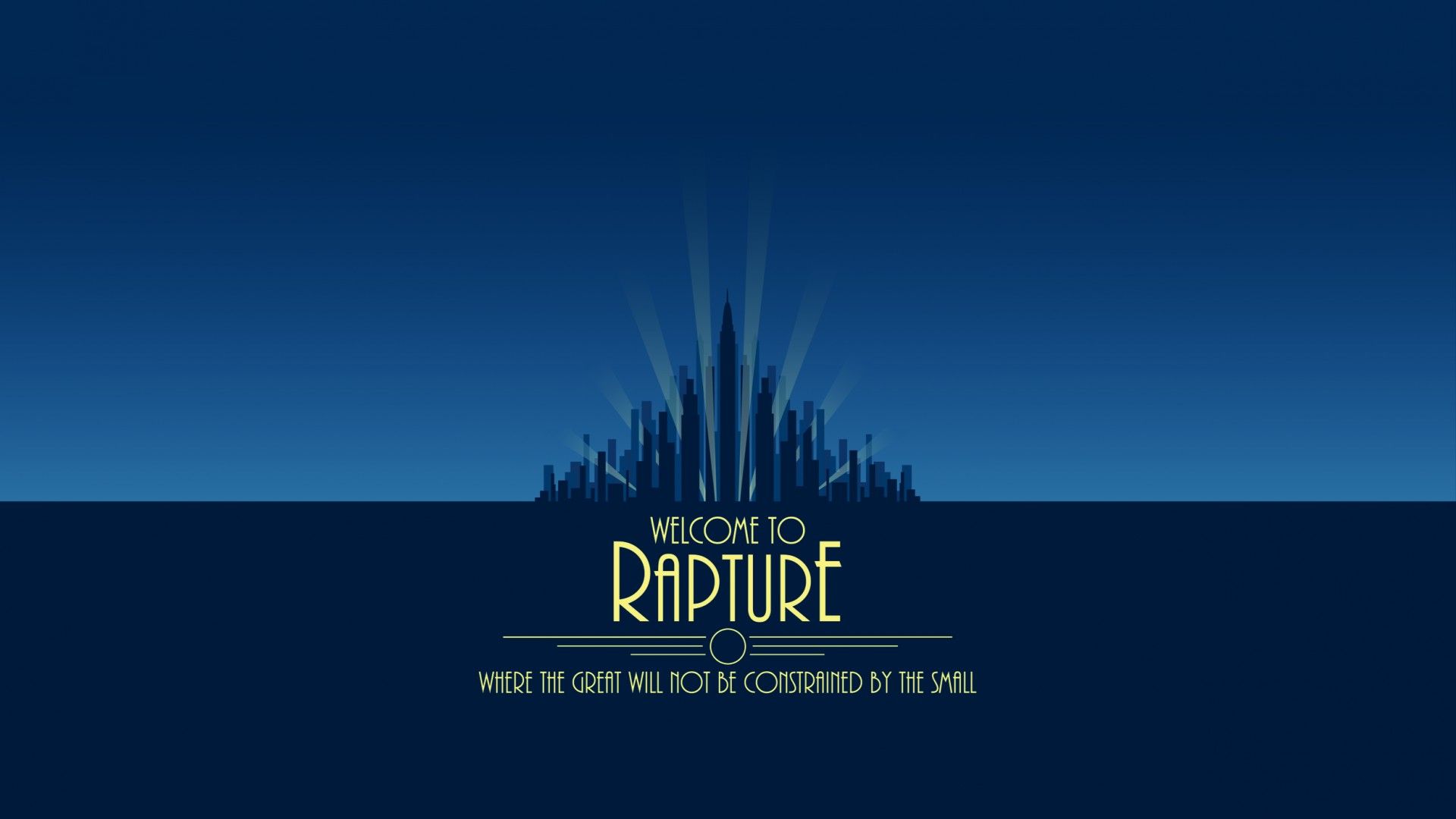 Rapture BioShock città sottomarina, 1920x1080 Full HD 1080p, Monitor Gaming
