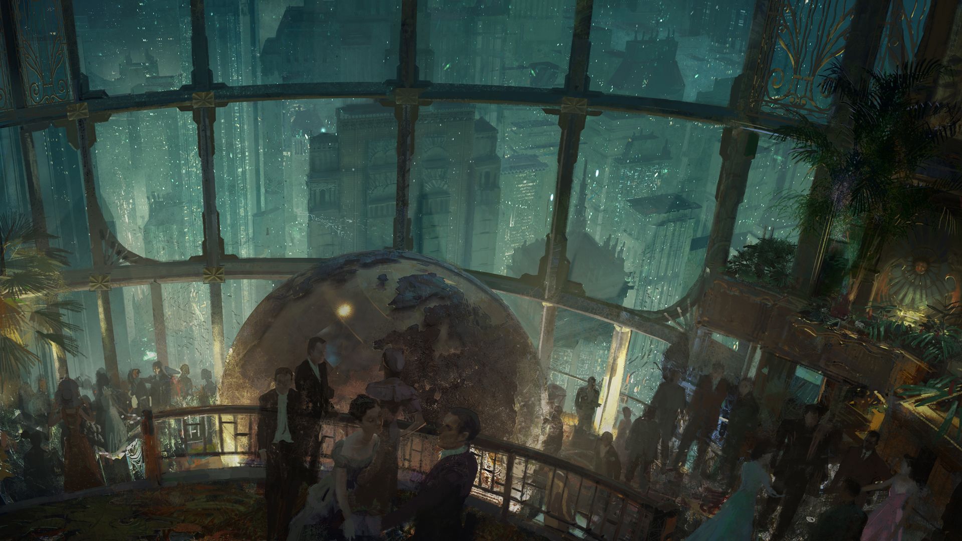 Rapture BioShock città sottomarina, 1920x1080 Full HD, PC Desktop