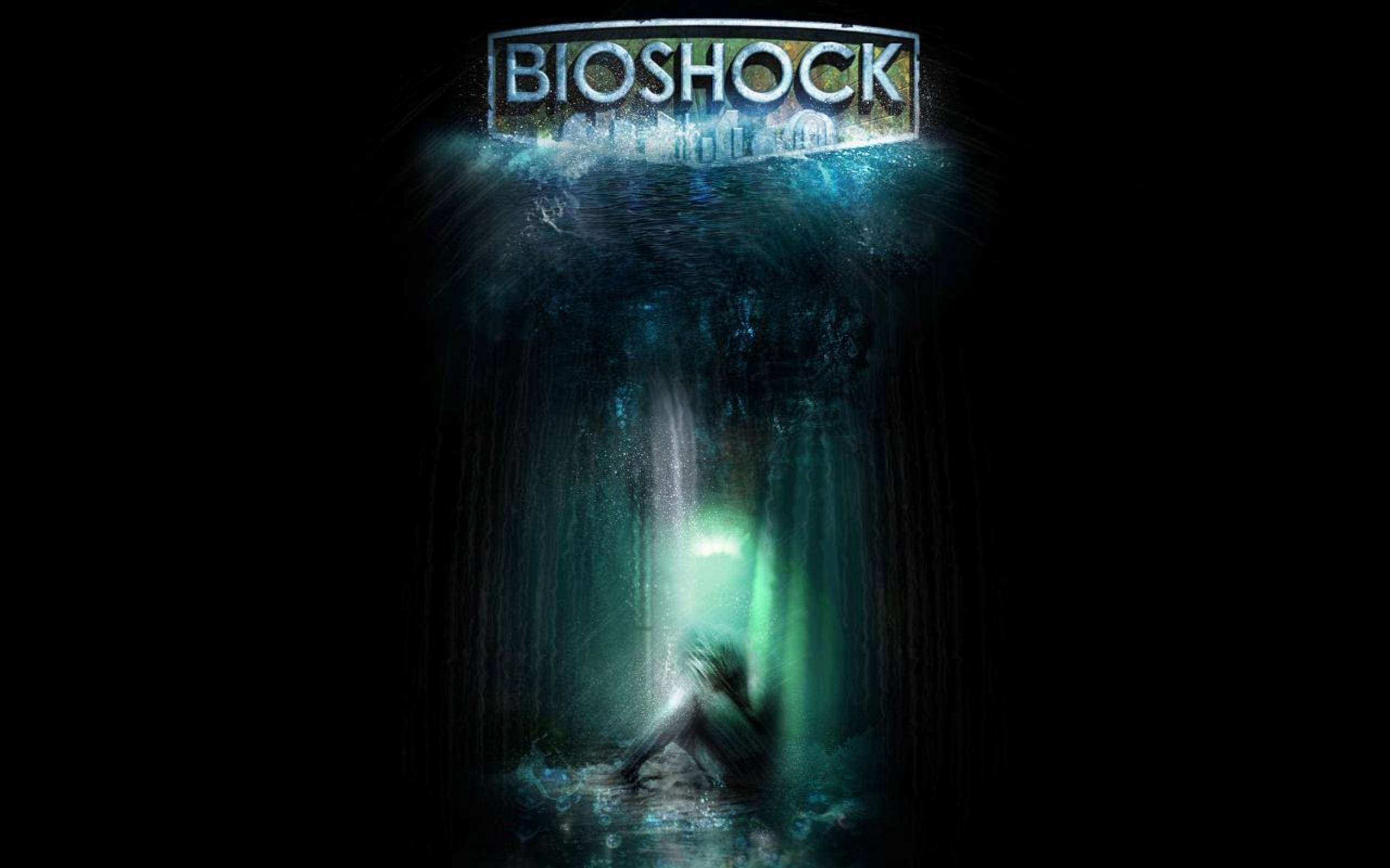 BioShock logo figura sott'acqua, 2560x1600 WQXGA, Monitor Gaming