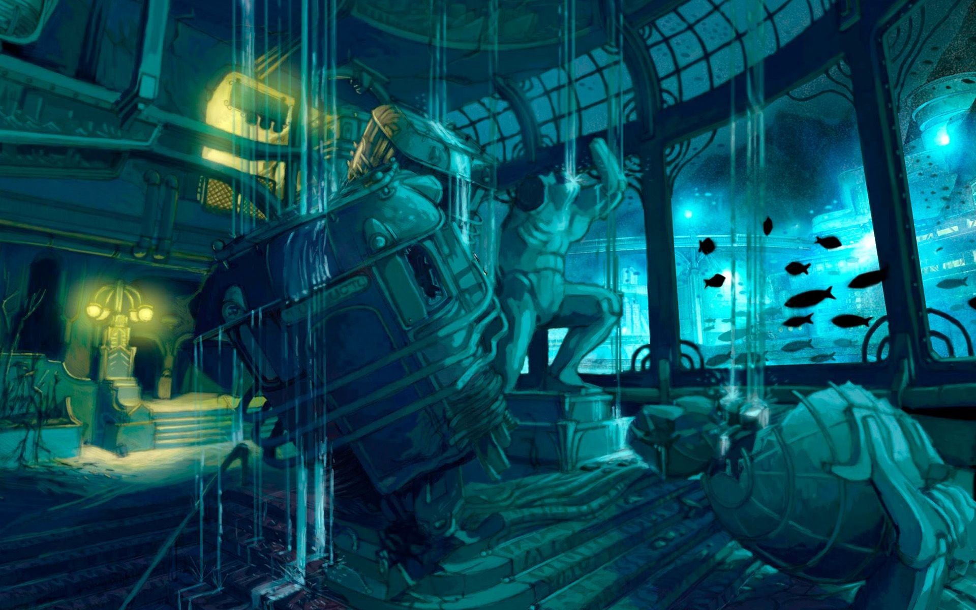 BioShock Rapture città sottomarina, 1920x1200 WUXGA, PC Desktop