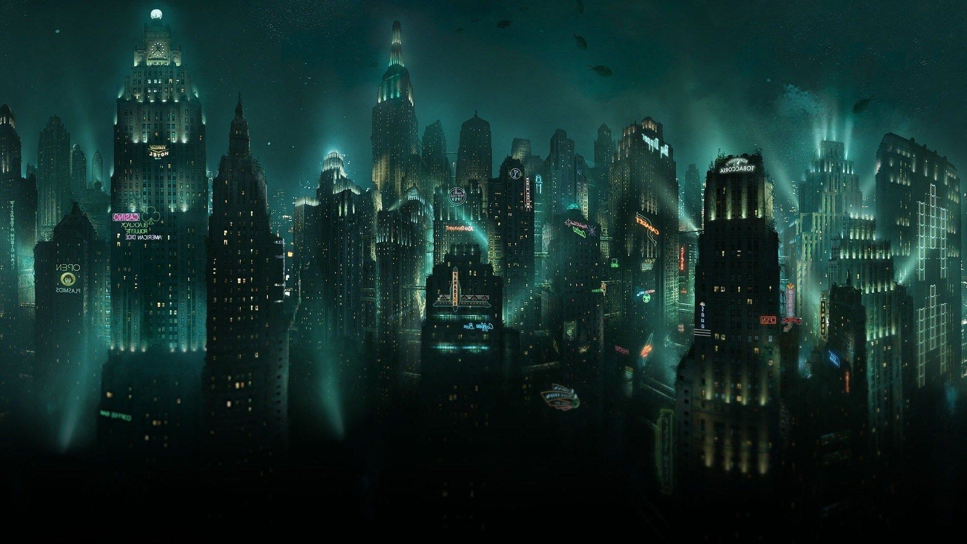 Città sottomarina Rapture BioShock, 1920x1080 Full HD, Desktop