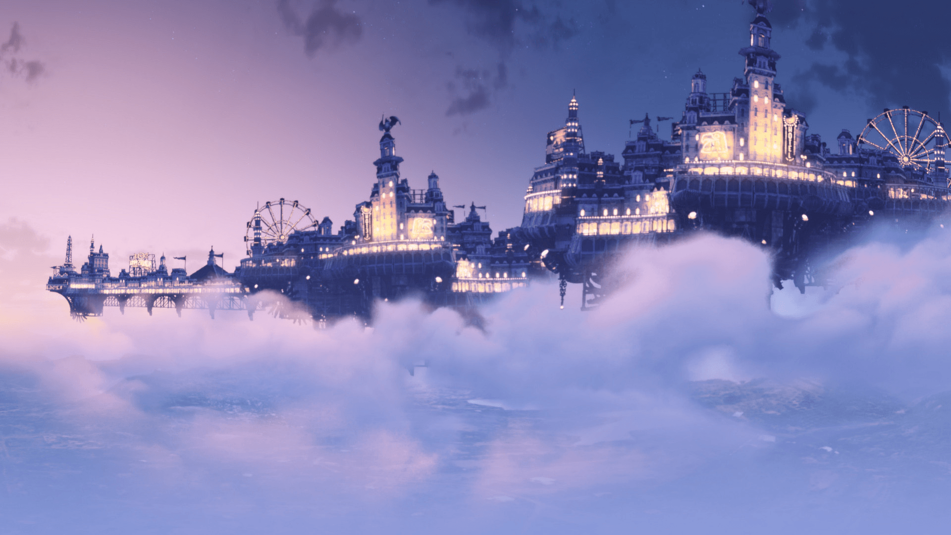 Città fluttuante Columbia BioShock, 1920x1080 Full HD 1080p, Desktop