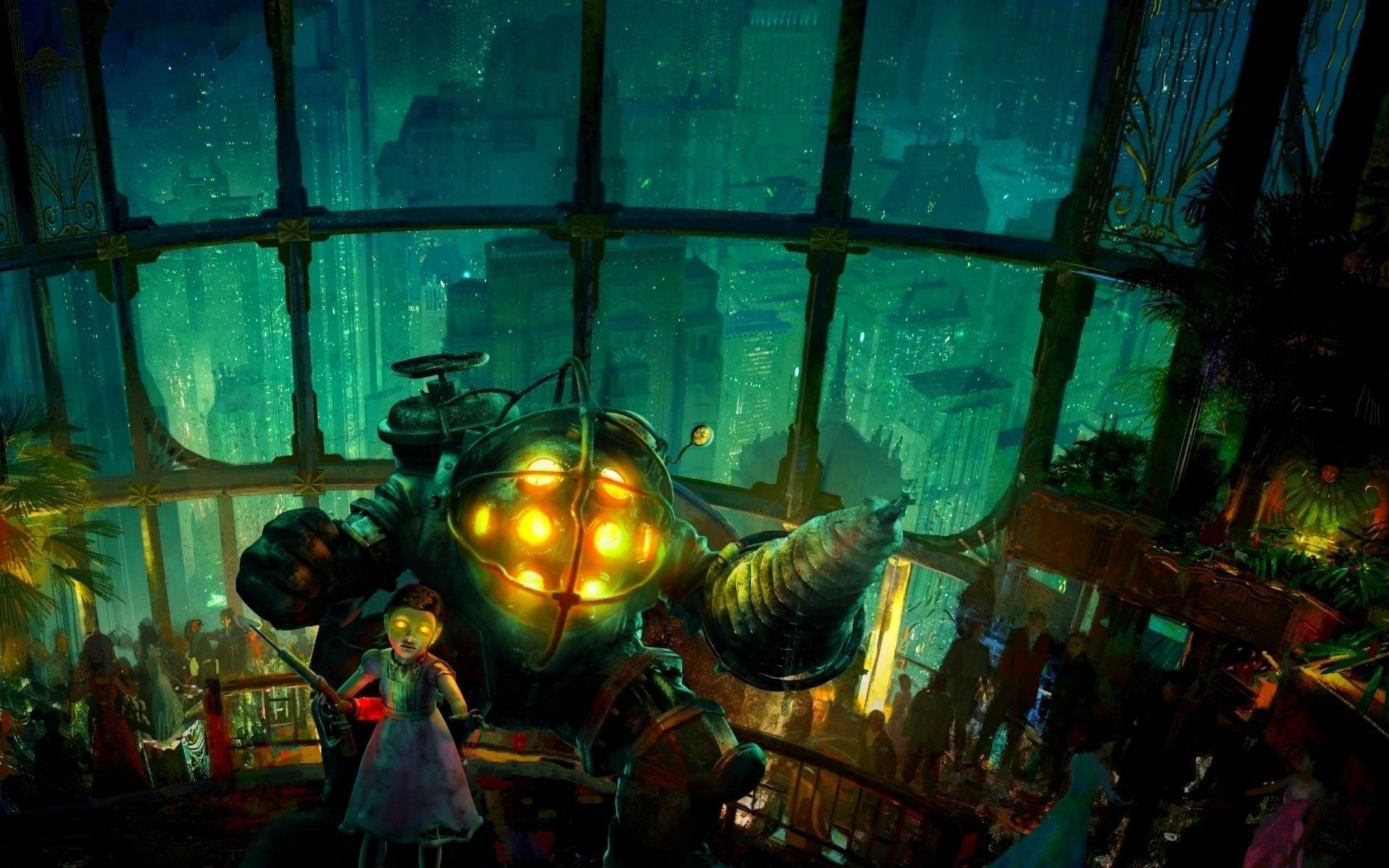 Big Daddy BioShock Rapture, 1920x1200 Full HD+ WUXGA, PC Desktop