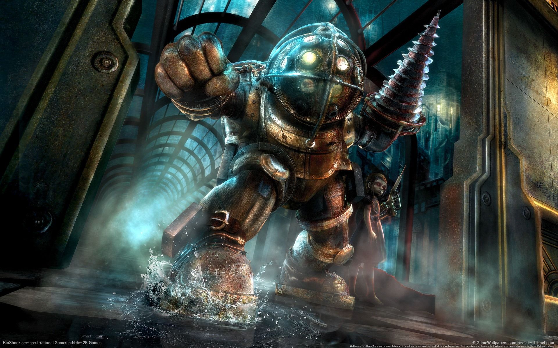 Big Daddy BioShock subacqueo, 1920x1200 Full HD+, PC Desktop