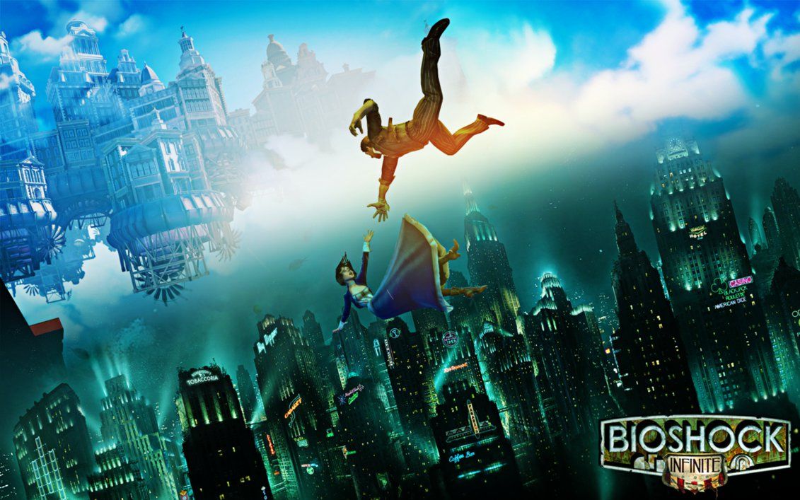 BioShock Infinite città volante, 1131x707 HD, Monitor Gaming