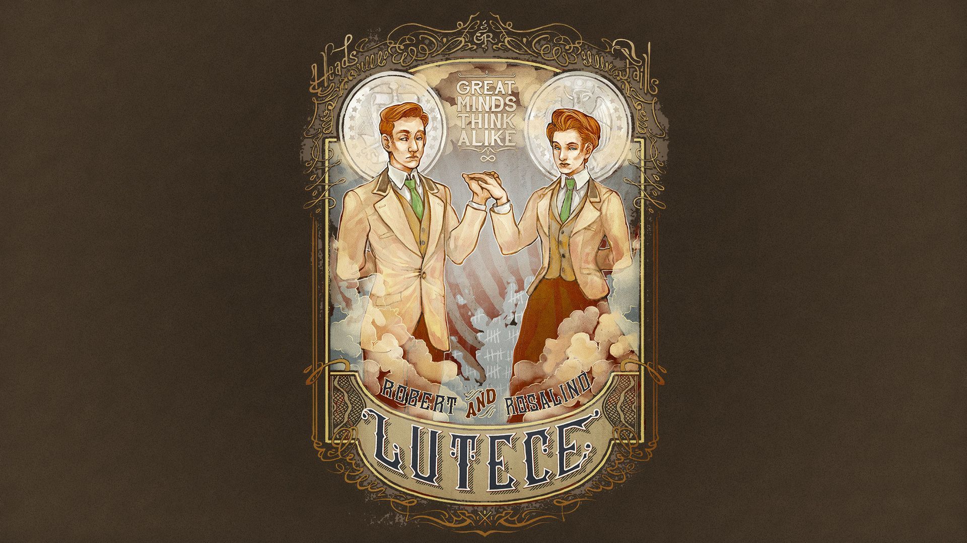 Fratelli Lutece BioShock Infinite, 1920x1080 Full HD 1080p, PC