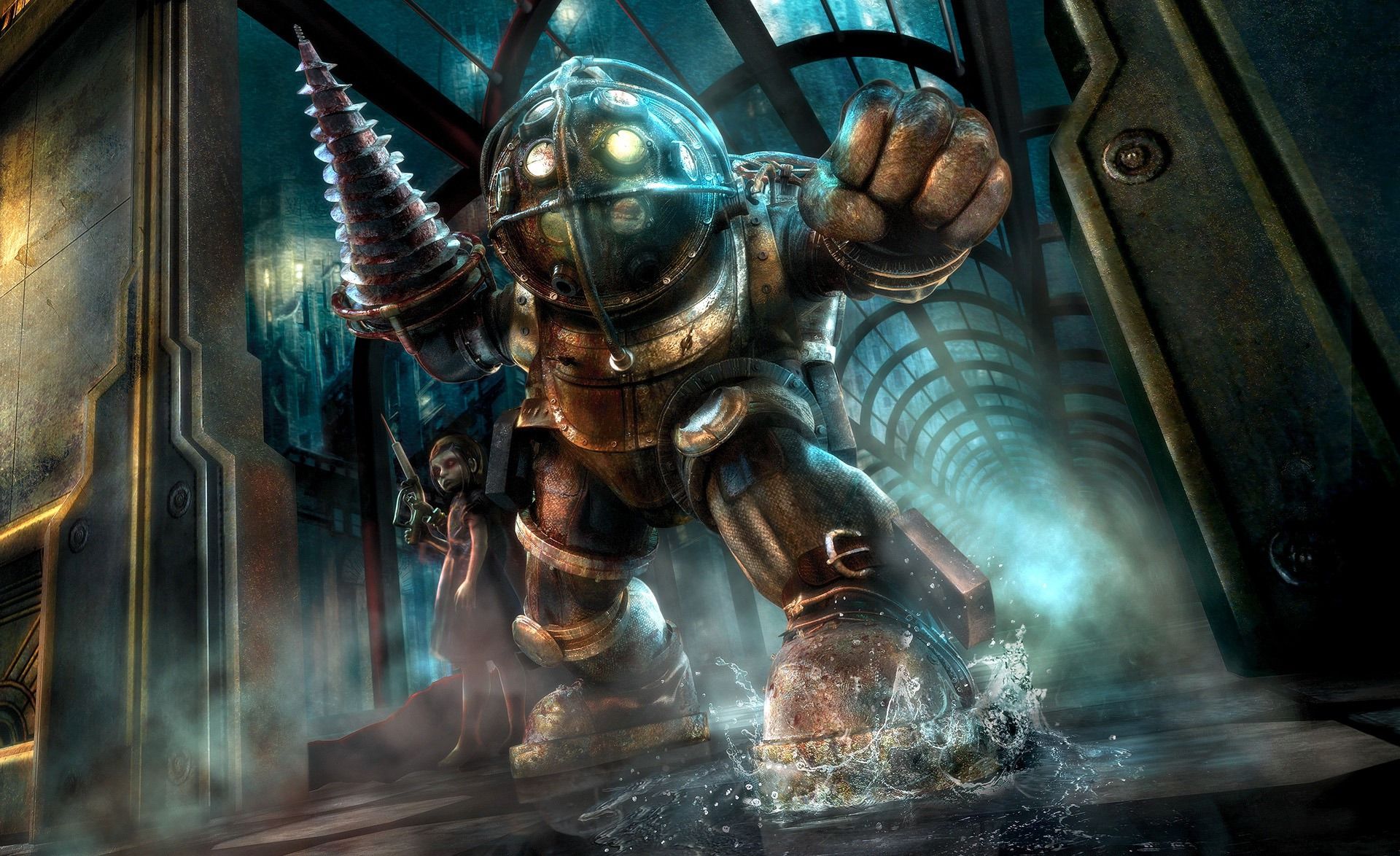 Big Daddy BioShock subacqueo, 1920x1174 1080p, Monitor Gaming
