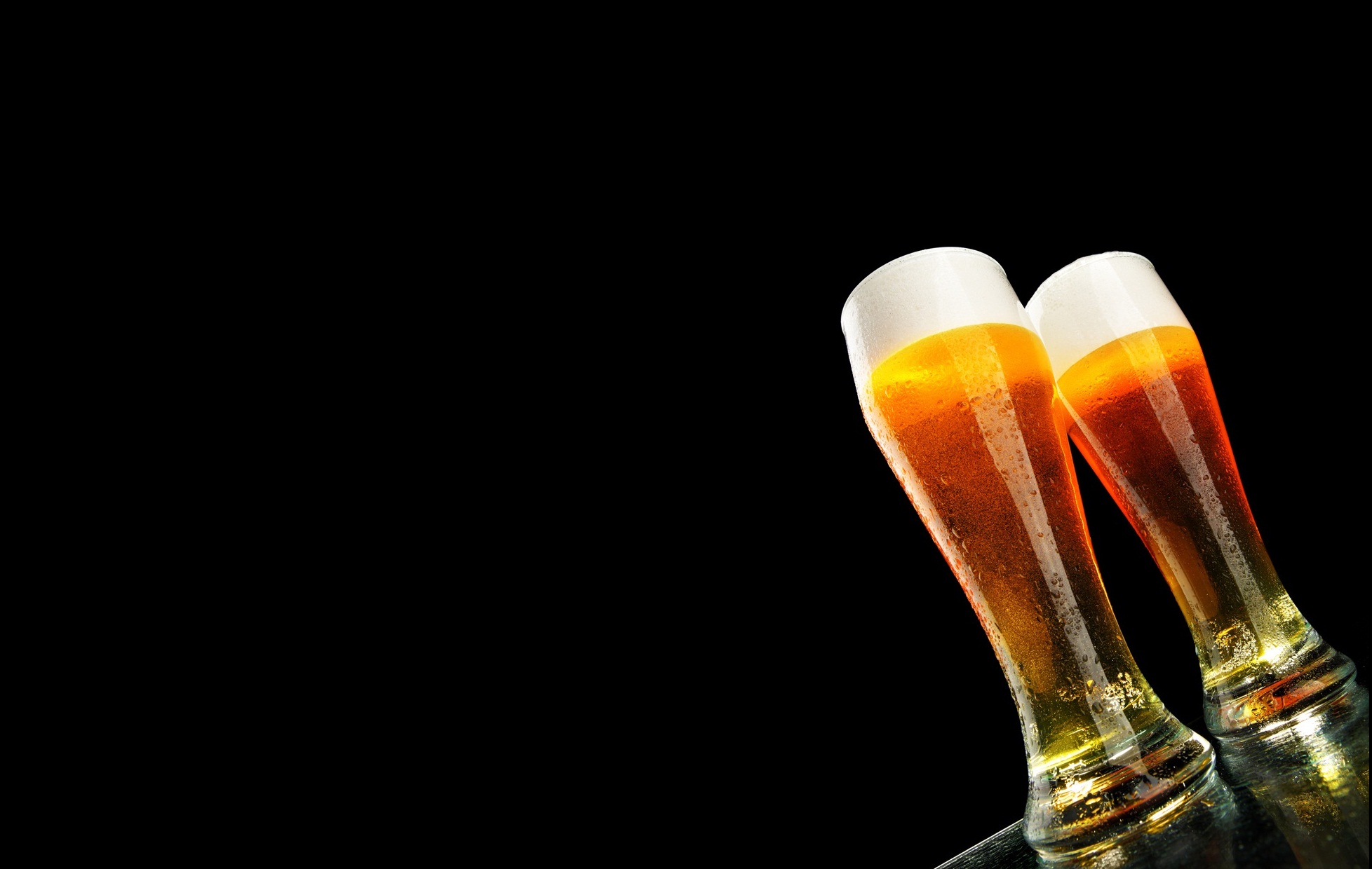 Due bicchieri di birra, 1956x1240 WUXGA, Desktop